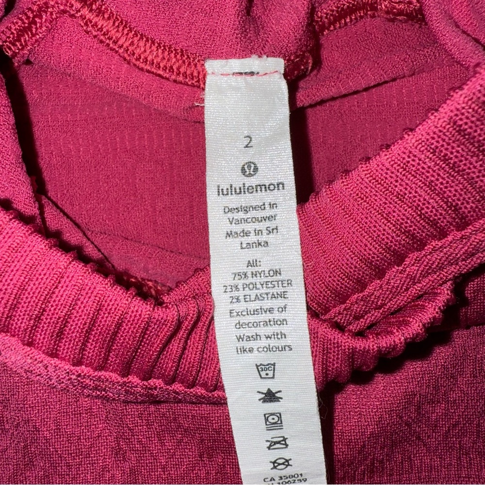 Lululemon rest less hoodie athletica top size 2 - Picture 7 of 7